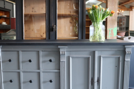 Dressoir/ apothekerskast landelijk grijs