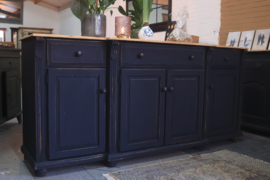 Dressoir zwart vintage industrieel black