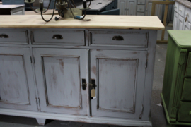 Dressoir kast grijs brocante  Antje