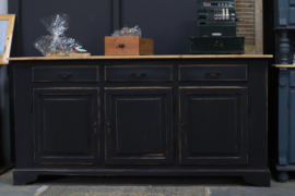 Dressoir ''robuust'' vintage industrieel black