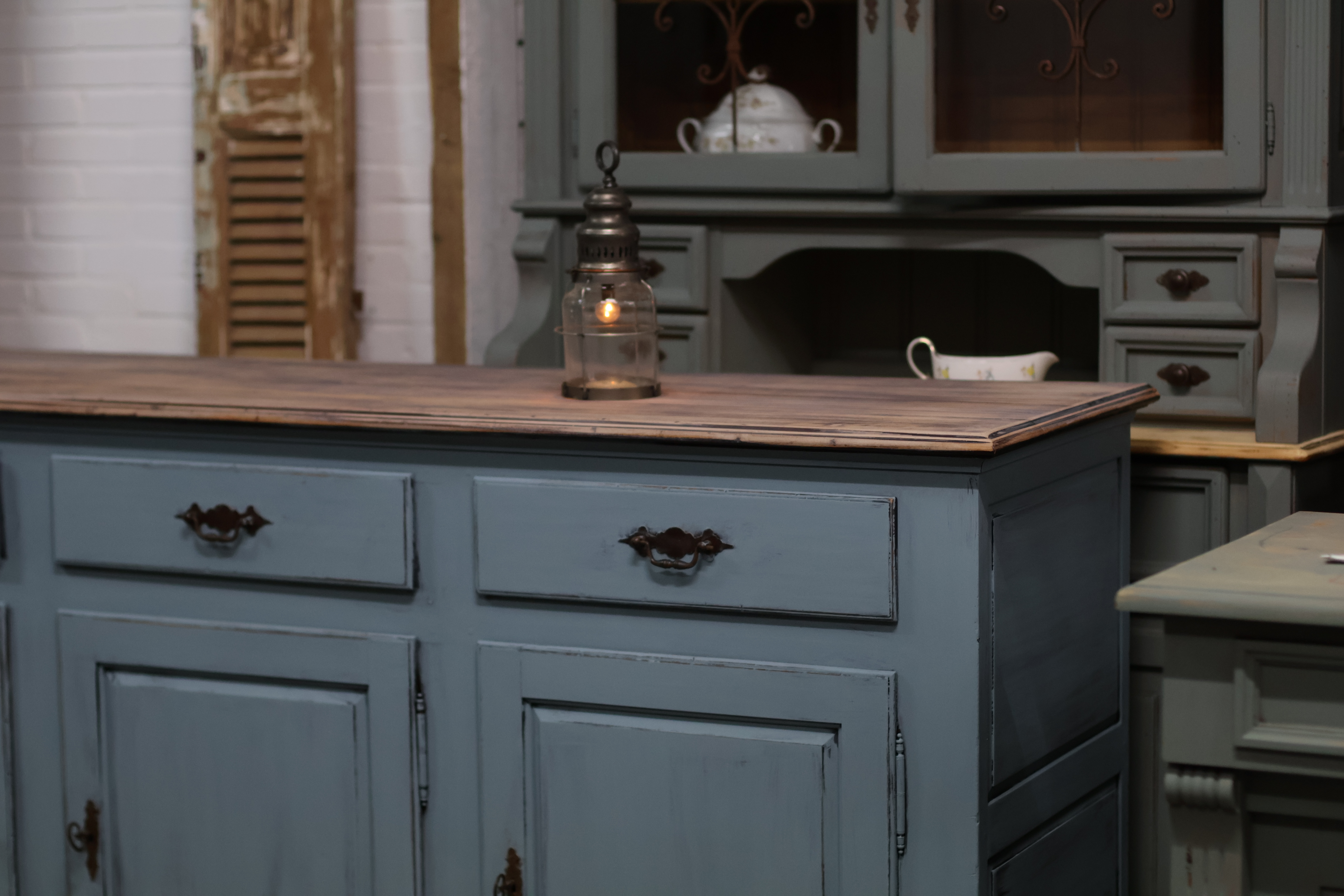 Dressoir eiken *zeezicht* vintage landelijk