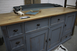 Dressoir frans vintage blue