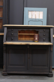 Vintage Secretaire met hout accenten