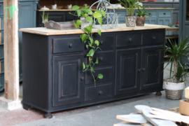 Dressoir botanische industrieel black