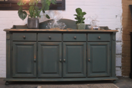 Dressoir botanisch vintage green