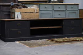 TV kast stoer industrieel hoffz style XXL black