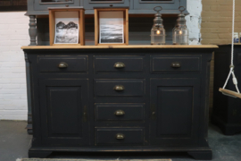 Dressoir vintage black industrieel black