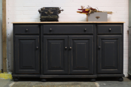 Dressoir "typewriter" industrieel black