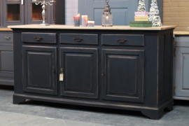 Dressoir eiken industrieel black
