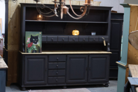 Grote industriele servieskast / buffetkast black