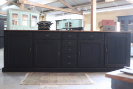 Dressoir 3 meter industrieel black