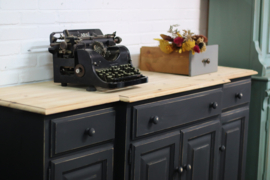 Dressoir "typewriter" industrieel black