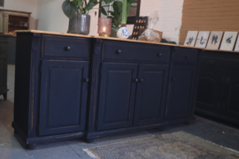 Dressoir zwart vintage industrieel black