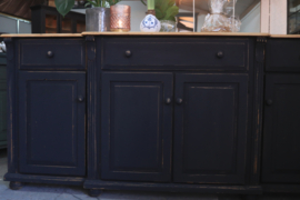 Dressoir zwart vintage industrieel black