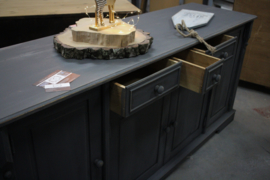 Dressoir industrieel vintage grijs