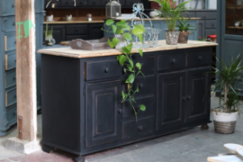 Dressoir botanische industrieel black