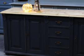 Dressoir *Hooischuur* vintage zwart