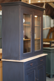 Buffetkast ''boshuis'' vintage industrieel zwart