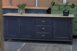 Tv kast black vintage industrieel