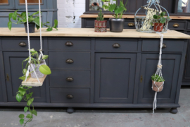 Dressoir groot industrieel warmblack