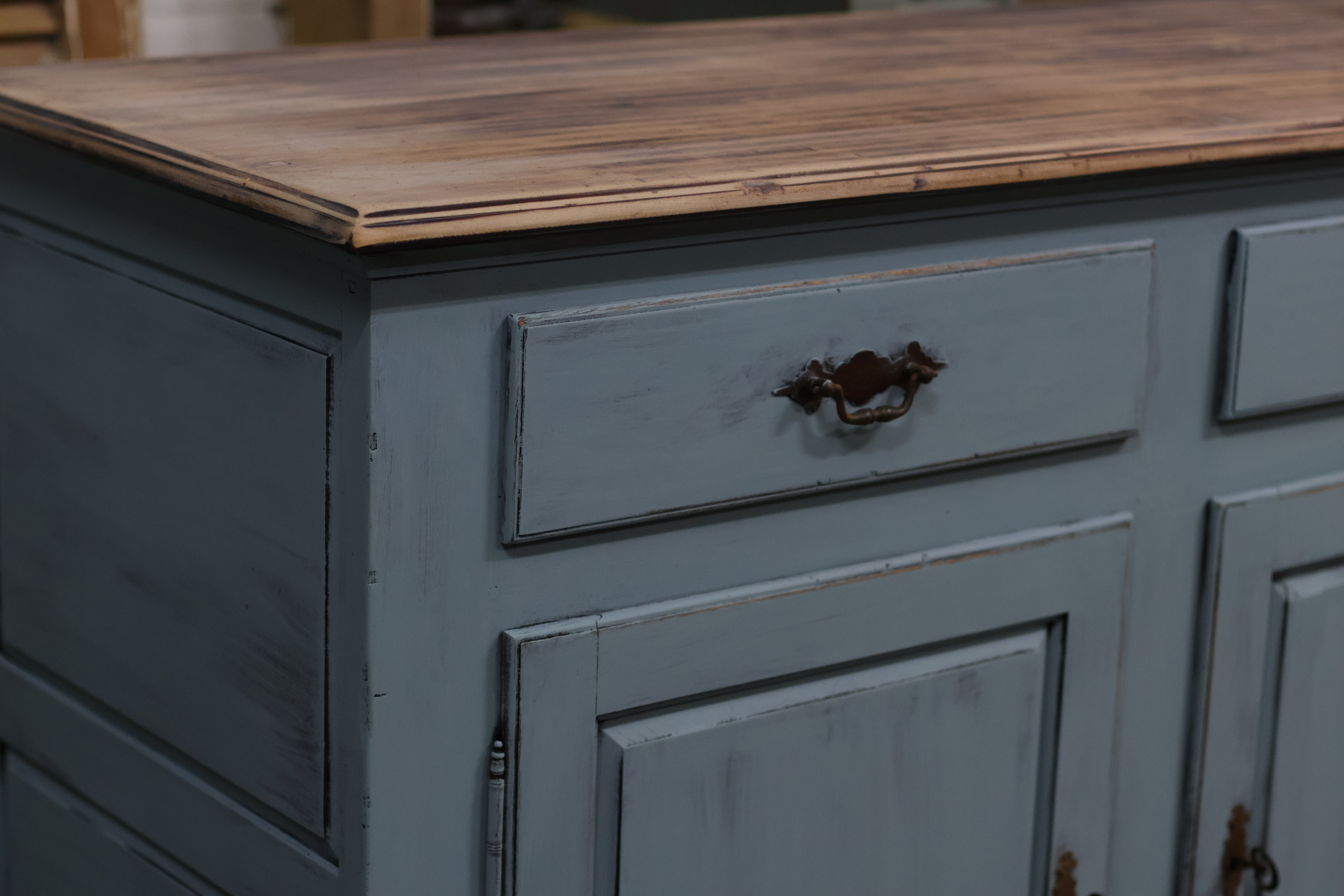 Dressoir eiken *zeezicht* vintage landelijk