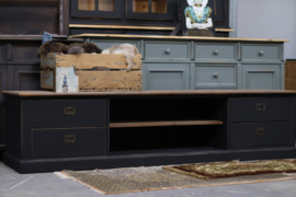 TV kast stoer industrieel hoffz style XXL black