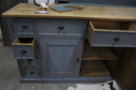 Dressoir frans vintage blue