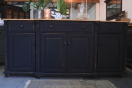 Dressoir zwart vintage industrieel black