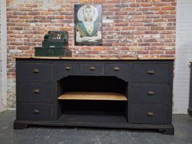 Toonbank XXL hout vintage industrieel