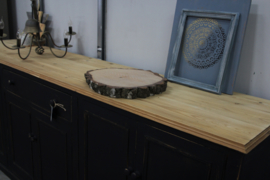 Grote robuuste industriele dressoir kast black