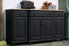 Dressoir "typewriter" industrieel black