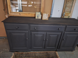 Dressoir/ keukenkast vintage black