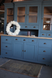 Buffetkast hout vintage XXL *waddenzee*