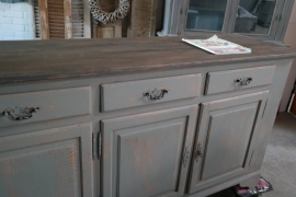 Grote dressoirkast taupe