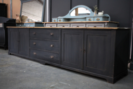 Grote industriële kast black vintage