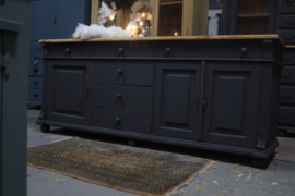 Dressoir *kapschuur* vintage zwart