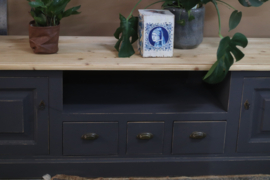Tv kast vintage zwart