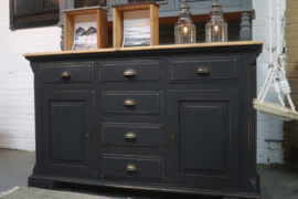 Dressoir vintage black industrieel black