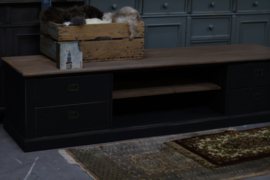 TV kast stoer industrieel hoffz style XXL black