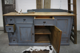 Dressoir frans vintage blue