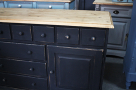 Apothekerskast / dressoir industrieel black