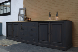 Grote dressoir kast vintage black