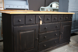 Apothekerskast / dressoir industrieel black