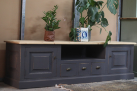 Tv kast vintage zwart