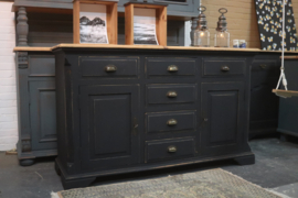 Dressoir vintage black industrieel black