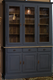 Buffetkast antraciet  *landhuis* vintage