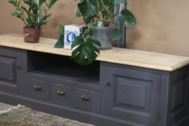 Tv kast vintage zwart