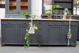 Dressoir groot industrieel warmblack