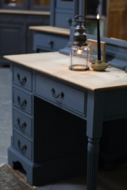Kaptafel / bureau vintage met spiegel *Ameland*