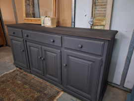 Dressoir/ keukenkast vintage black